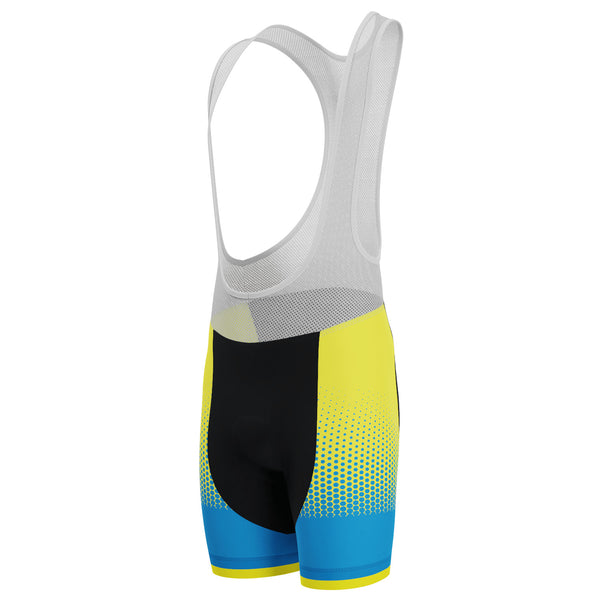 Men's World Countries Team Ukraine Icon Gel Padded Cycling Bib