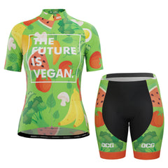Women's The Future is Vegan 2 Piece Cycling Kit