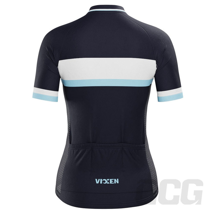 Vixen Series 1 Retro Stripe Women's Short Sleeve Cycling Jersey