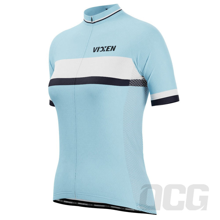 Vixen Series 1 Retro Stripe Women's Short Sleeve Cycling Jersey