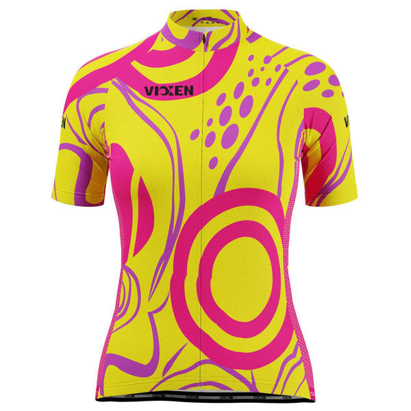 Vixen Women's Scribbles Short Sleeve Cycling Jersey