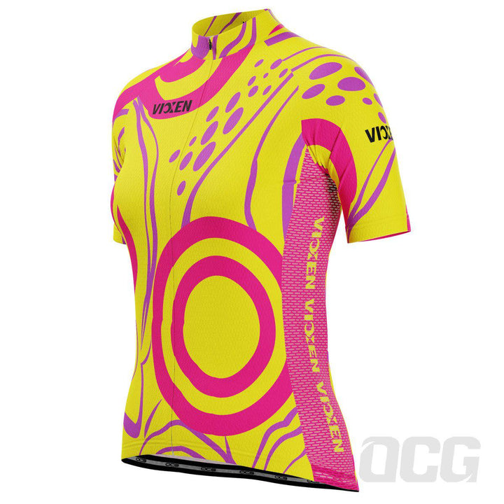 Vixen Women's Scribbles Short Sleeve Cycling Jersey