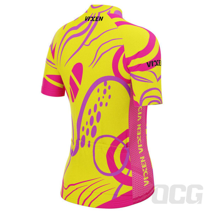 Vixen Women's Scribbles Short Sleeve Cycling Jersey