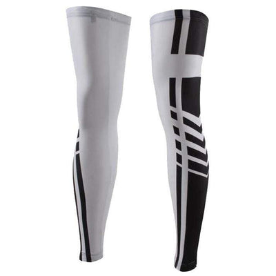 White Arrow Cycling Leg Warmers