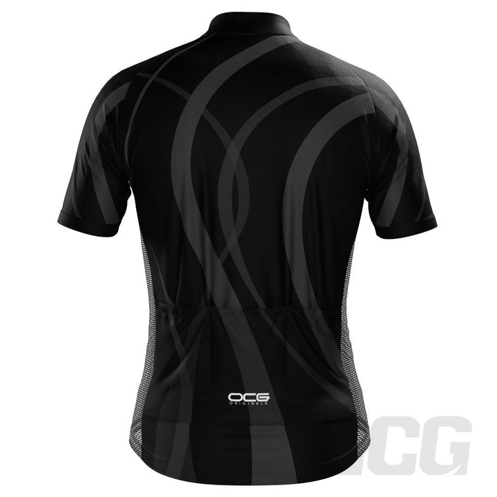 Men's Winding Road Black Cycling Jersey