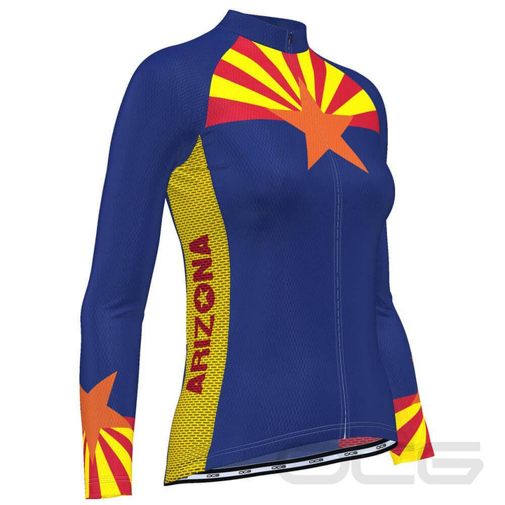 Women's Arizona State Long Sleeve Cycling Jersey