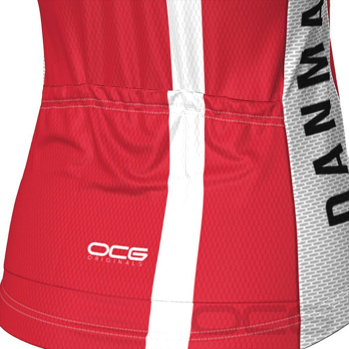 Women's Denmark National Pro Short Sleeve Cycling Jersey