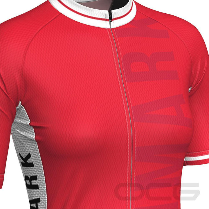 Women's Denmark National Pro Short Sleeve Cycling Jersey