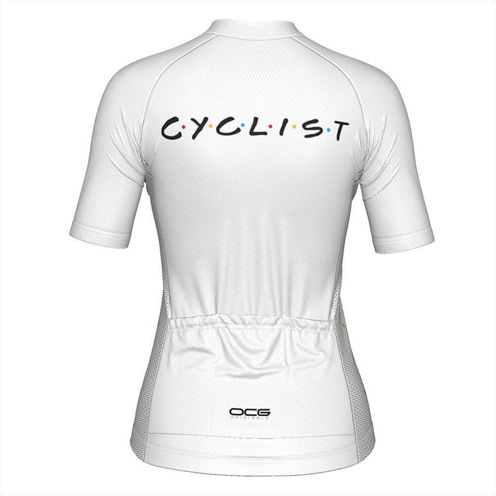 Women's Friends Cyclist Short Sleeve Cycling Jersey