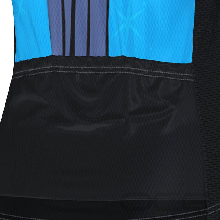 Women's Night Cat Blue Cycling Jersey By Online Cycling Gear