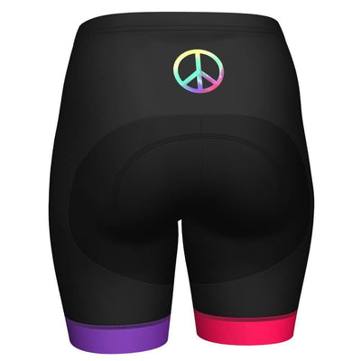 Women's Peace Pro-Band Cycling Shorts