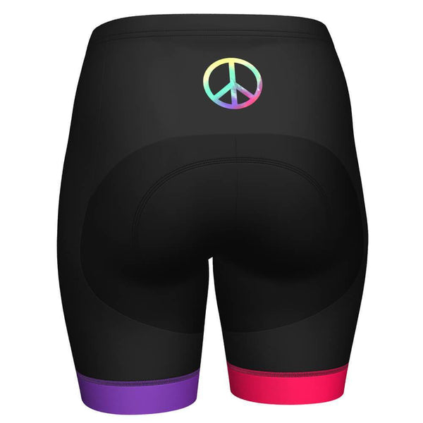 Women's Peace Pro-Band Cycling Shorts