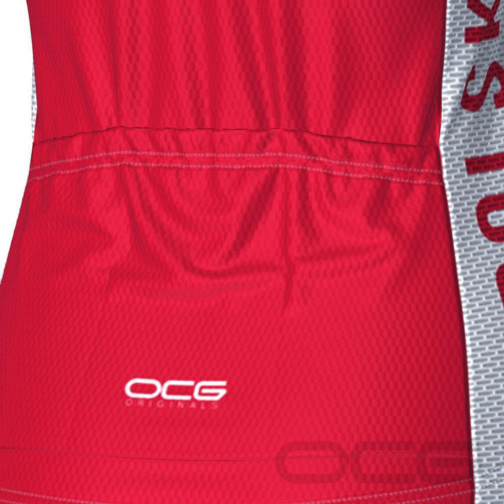 Women's Poland Polska National Flag Cycling Jersey