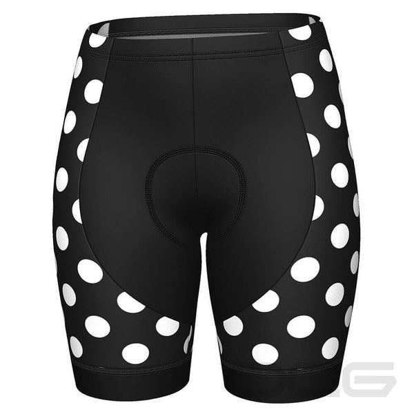 Women's Polka Dot Pro-Band Cycling Shorts