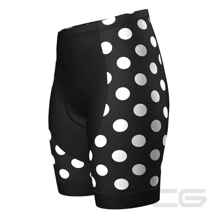 Women's Polka Dot Pro-Band Cycling Shorts