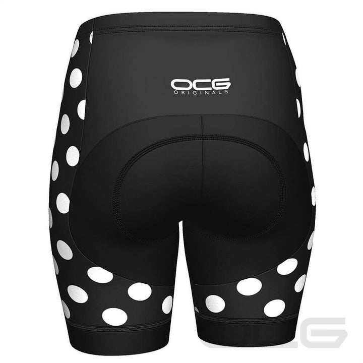 Women's Polka Dot Pro-Band Cycling Shorts