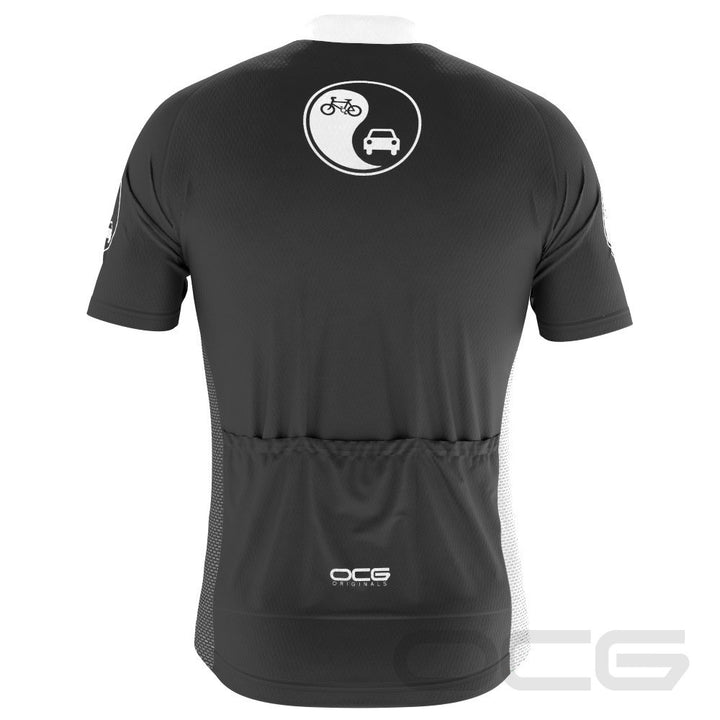 Men's Yin and Yang Coexist Short Sleeve Cycling Jersey